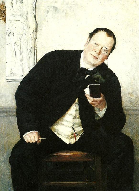 Ernst Josephson portrtt av godfrey renholm oil painting image